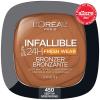 imageLOreal Paris Infallible Up to 24H Fresh Wear Soft Matte Longwear Bronzer Waterproof heatproof Transfer humidity and sweatproof Dark 031 ozDeep Tan