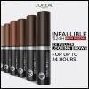 imageLOreal Paris Infallible Volumizing 24H Wear Brow Mascara Long Lasting Eyebrow Makeup for 2X Fuller Eyebrows 80 Light Blonde 013 Fl OzBrunette