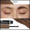 imageLOreal Paris Infallible Volumizing 24H Wear Brow Mascara Long Lasting Eyebrow Makeup for 2X Fuller Eyebrows 80 Light Blonde 013 Fl OzLight Brunette