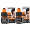 imageLOreal Paris Men Expert One Twist Mess Free Permanent Hair Color Mens Hair Dye to Cover Grays Easy Mix Ammonia Free Application Light Brown 06 1 Application Kit02 Real BlackH55