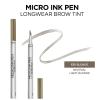 imageLOreal Paris Micro Ink Pen by Brow Stylist Longwear Brow Tint HairLike Effect Up to 48HR Wear Precision Comb Tip Brunette 0033 fl ozBlonde