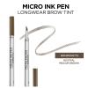imageLOreal Paris Micro Ink Pen by Brow Stylist Longwear Brow Tint HairLike Effect Up to 48HR Wear Precision Comb Tip Brunette 0033 fl ozBrunette