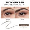 imageLOreal Paris Micro Ink Pen by Brow Stylist Longwear Brow Tint HairLike Effect Up to 48HR Wear Precision Comb Tip Brunette 0033 fl ozBrunette