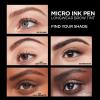 imageLOreal Paris Micro Ink Pen by Brow Stylist Longwear Brow Tint HairLike Effect Up to 48HR Wear Precision Comb Tip Brunette 0033 fl ozDark Brunette
