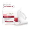imageLOreal Paris Revitalift Makeup Removing Facial Cleansing Towelettes with Vitamin E 30 ct Pack of 21 Count Pack of 2