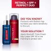 imageLOreal Paris Revitalift Triple Power AntiAging Broad Spectrum SPF 30 Sunscreen Pro Retinol Hyaluronic Acid ampamp Vitamin C Lotion Reduces Wrinkles 17 Oz