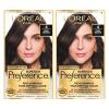 imageLOreal Paris Superior Preference FadeDefying  Shine Permanent Hair Color 6AM Light Amber Brown Pack of 1 Hair Dye4 Dark Brown