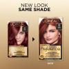 imageLOreal Paris Superior Preference FadeDefying  Shine Permanent Hair Color 6AM Light Amber Brown Pack of 1 Hair Dye4R Dark Auburn