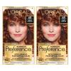 imageLOreal Paris Superior Preference FadeDefying  Shine Permanent Hair Color 6AM Light Amber Brown Pack of 1 Hair Dye6R Light Auburn