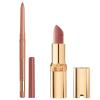 imageLOral Paris Colour Riche Lipstick and Lip Liner Set Includes 1 Satin Lipstick and 1 Creamy Lip Pencil For Bold Nourished Lip Color Worth It 1 Kit