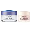 imageLOreal Paris Collagen Face Moisturizer Day and Night Cream 17 oz  DermoExpertise Eye Defense Eye Cream 05 oz2 Piece Set
