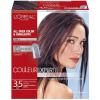 imageLOreal Paris Couleur Experte 2Step Home Hair Color and Highlights Kit Toasted Coconut35 Darkest Mahogany BrownChocolate Mousse
