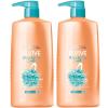 imageLOreal Paris Elvive Dream Lengths Curls Shampoo and Conditioner 2PK ParabenFree with Hyaluronic Acid and Castor Oil Best for wavy hair to curly hair 1 kit