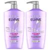 imageLOreal Paris Elvive Hyaluron Plump Shampoo and Conditioner Set for Dehydrated Dry Hair with Hyaluronic Acid Care Complex 1 Kit 2 Products