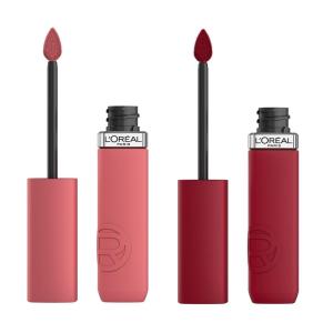 imageLOral Paris Infallible Matte Resistance Liquid Lipstick Bundle Le Rouge Paris ampamp Major Crush Pack of 2