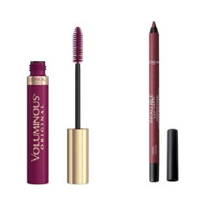imageLOral Paris Makeup Bundle Includes Voluminous Original Deep Burgundy Mascara and Infallible ProLast Pencil Burgundy Eyeliner 1 Eye Makeup Set