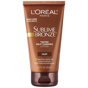 imageLOral Paris Sublime Bronze Luminous Bronzer SelfTanning Lotion 67 ozDeep Natural Tan