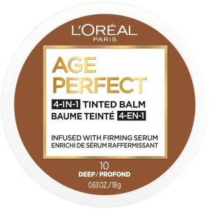 imageLOreal Paris Age Perfect 4in1 Tinted Face Balm Foundation with Firming Serum Deep 10 061 Ounce