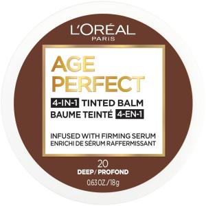 imageLOreal Paris Age Perfect 4in1 Tinted Face Balm Foundation with Firming Serum Deep 20 061 Ounce