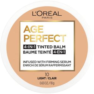 imageLOreal Paris Age Perfect 4in1 Tinted Face Balm Foundation with Firming Serum Light 10 061 Ounce