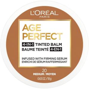 imageLOreal Paris Age Perfect 4in1 Tinted Face Balm Foundation with Firming Serum Medium 20 061 Ounce