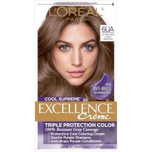 imageLOreal Paris Age Perfect Permanent Hair Color 7G Dark Natural Golden Blonde 1 kit611 Ultra Ash Light Brown