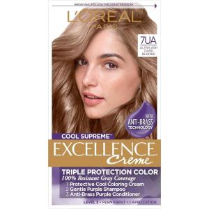 imageLOreal Paris Age Perfect Permanent Hair Color 7G Dark Natural Golden Blonde 1 kit711 Ultra Ash Dark Blonde