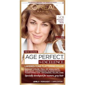 imageLOreal Paris Age Perfect Permanent Hair Color 9N Light Natural Blonde 1 kit5 Chestnut Brown