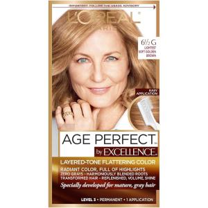 imageLOreal Paris Age Perfect Permanent Hair Color 9N Light Natural Blonde 1 kit65G Lightest Soft Golden Brown