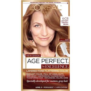 imageLOreal Paris Age Perfect Permanent Hair Color 9N Light Natural Blonde 1 kit6CB Light Soft Chesnut Brown