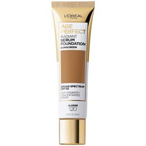 imageLOreal Paris Age Perfect Radiant Serum Foundation with SPF 50 Cream Beige 1 OunceAlmond