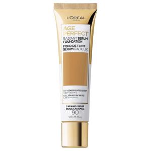 imageLOreal Paris Age Perfect Radiant Serum Foundation with SPF 50 Cream Beige 1 OunceCaramel Beige