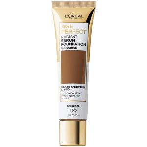 imageLOreal Paris Age Perfect Radiant Serum Foundation with SPF 50 Cream Beige 1 OunceDeep Cool