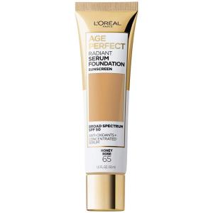 imageLOreal Paris Age Perfect Radiant Serum Foundation with SPF 50 Cream Beige 1 OunceHoney Rose