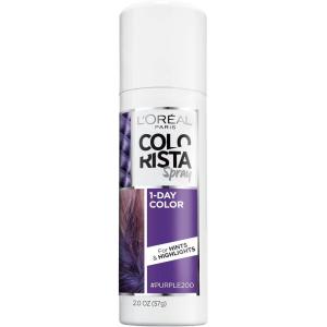 imageLOreal Paris Colorista 1Day Washable Temporary Hair Color Spray Silver 2 OuncePurple
