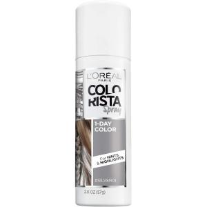 imageLOreal Paris Colorista 1Day Washable Temporary Hair Color Spray Silver 2 OunceSilver