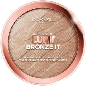 imageLOreal Paris Cosmetics True Match Lumi Bronze It Bronzer For Face And Body Light 041 Fluid Ounce