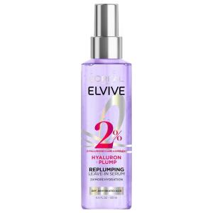 imageLOreal Paris Elvive Hyaluron Plump Moisture Plump Hair Serum for Dehydrated Dry Hair with Hyaluronic Acid Care Complex ParabenFree 44 Fl Oz