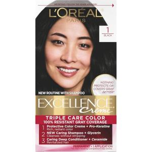 imageLOreal Paris Excellence Creme Permanent Triple Care Hair Color 5G Medium Golden Brown Gray Coverage For Up to 8 Weeks All Hair Types Pack of 11 Black