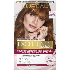imageLOreal Paris Excellence Crme Permanent Hair Color 4A Dark Ash Brown Pack of 3chocolate