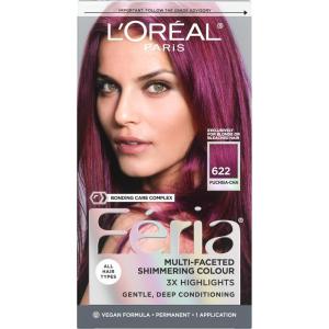 imageLOreal Paris Feria Hyper Platinum Advanced Lightening System Hair Bleach Lifts Up To 8 Levels Includes Anti Brass Purple Conditioner 1 Hair Dye Kit622 Fuchsiacha