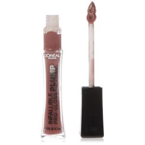 imageLOreal Paris Infallible Pro Gloss Plump Lip Gloss with Hyaluronic Acid Long Lasting Plumping Shine Lips Look Instantly Fuller and More Plump Blossom 021 fl ozMoonlit Rose
