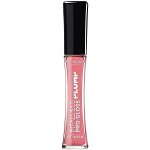 imageLOreal Paris Infallible Pro Gloss Plump Lip Gloss with Hyaluronic Acid Long Lasting Plumping Shine Lips Look Instantly Fuller and More Plump Blossom 021 fl ozBlossom