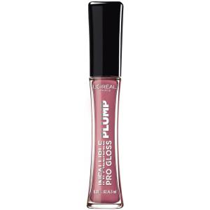 imageLOreal Paris Infallible Pro Gloss Plump Lip Gloss with Hyaluronic Acid Long Lasting Plumping Shine Lips Look Instantly Fuller and More Plump Mauve Glow  021 fl ozMauve Glow