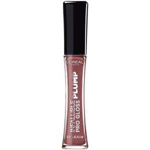 imageLOreal Paris Infallible Pro Gloss Plump Lip Gloss with Hyaluronic Acid Long Lasting Plumping Shine Lips Look Instantly Fuller and More Plump Radiant Mauve 021 fl ozRadiant Mauve