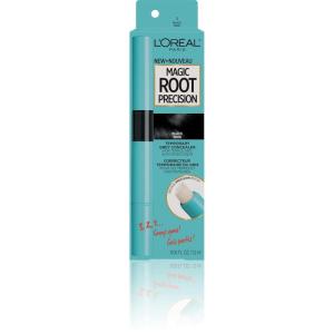 imageLOreal Paris Magic Root Precision Temporary Gray Hair Color Concealer Brush 5 Medium Brown 005 fl oz1 Black