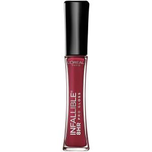 imageLOreal Paris Makeup Infallible 8 Hour Hydrating Lip Gloss Sangria 021 Fl OzGlistening Berry