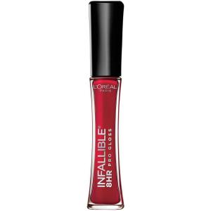 imageLOreal Paris Makeup Infallible 8 Hour Hydrating Lip Gloss Sangria 021 Fl OzRed Fatale