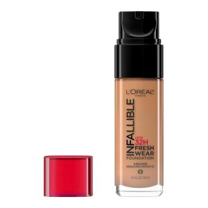 imageLOreal Paris Makeup Infallible Up to 32 Hour Fresh Wear Lightweight Foundation 420 True Beige 1 Fl Oz Packaging May Vary505 Toffee
