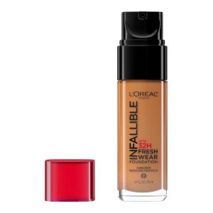 imageLOreal Paris Makeup Infallible Up to 32 Hour Fresh Wear Lightweight Foundation 420 True Beige 1 Fl Oz Packaging May Vary510 Hazelnut
